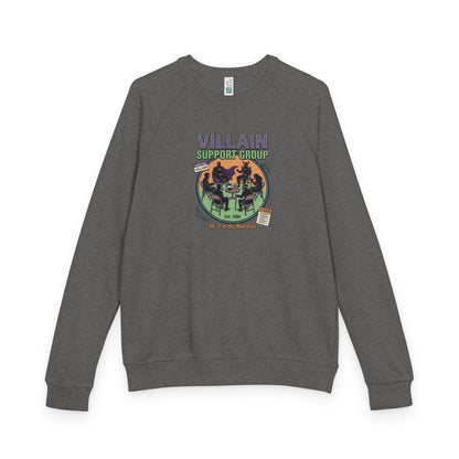Villain Support Group Crewneck Sweatshirt – Retro Horror Comic Graphic