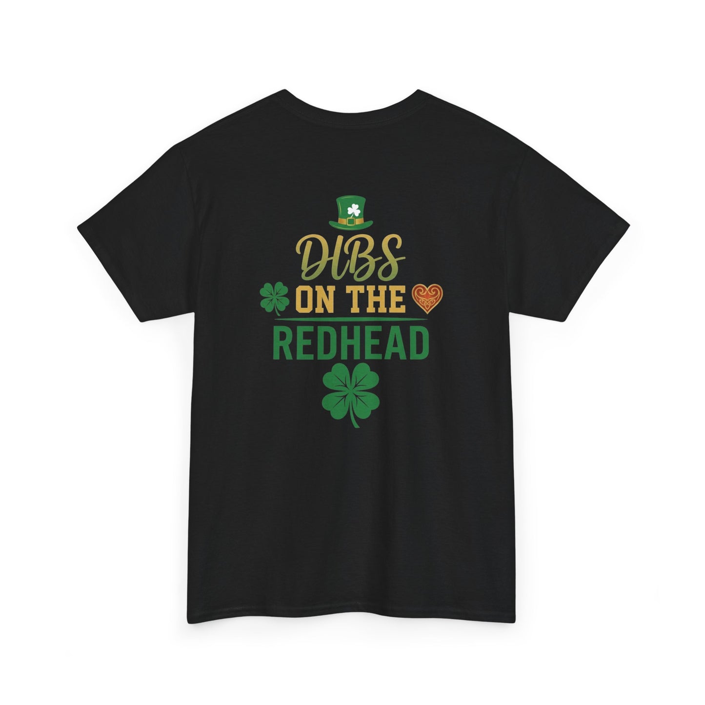 Dibs on the Redhead T‑Shirt — St. Patrick’s Day Shamrock OddInk Seasonal Designs Tee