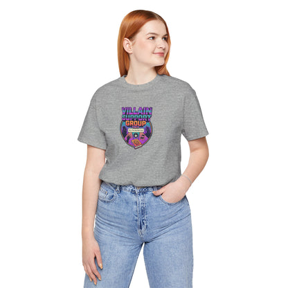 Villain Support Group T-Shirt — Funny Retro Supervillain Club Tee