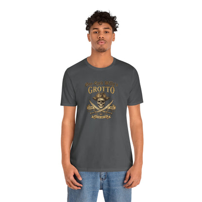One-Eyed Willy's Grotto Pirate Skull T-Shirt — 80's Treasure Map Tee