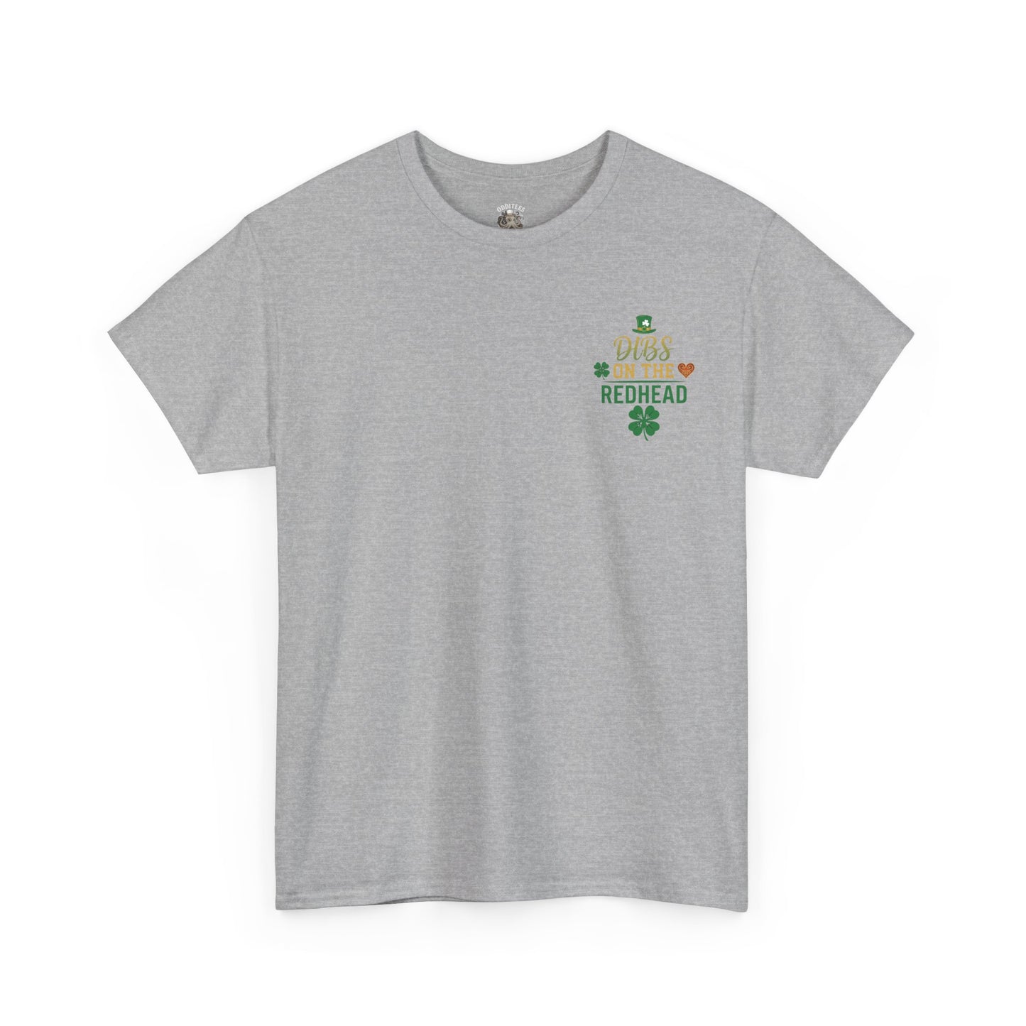 Dibs on the Redhead T‑Shirt — St. Patrick’s Day Shamrock OddInk Seasonal Designs Tee