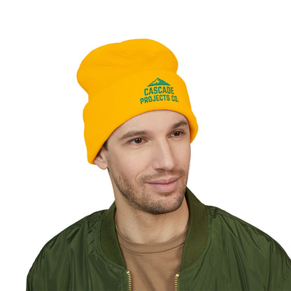 Cascade Projects Co. Embroidered Mountain Cuffed Beanie